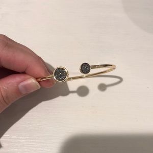 Gently used gold Loft bracelet with sparkles. One size fits most